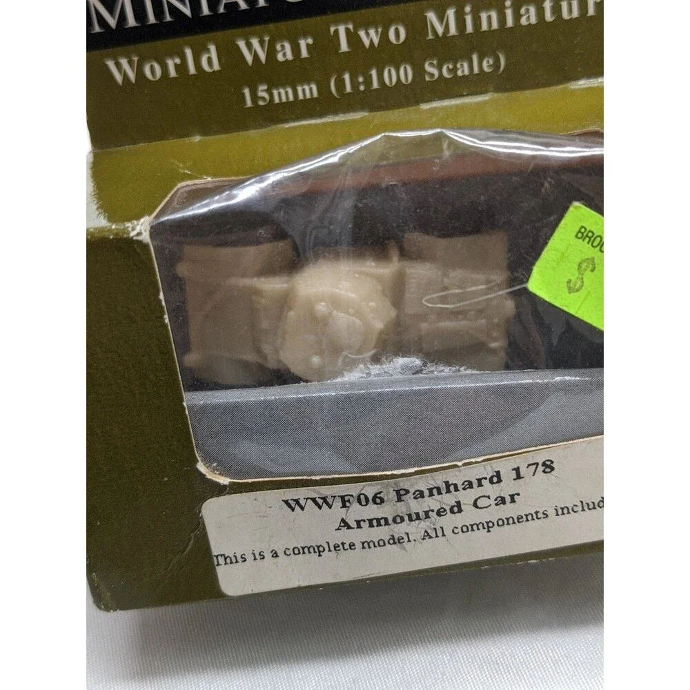 Military Miniatures WWII 15mm 1/100 Scale WWF06 Panhard 178 Armoured Car